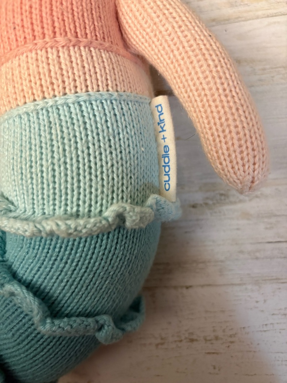 Cuddle+Kind mermaid plush Handmade in Peru - Picture 4 of 4